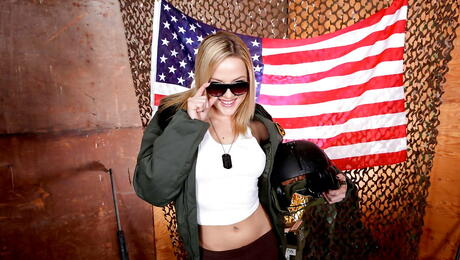 Shapely american hottie Alexis Texas exposing small tits and hairy pussy in office